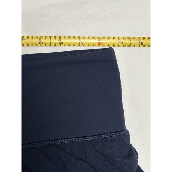Athleta Elation 2 in 1 Skirted Leggings 7/8 Size XL Navy Blue Modest Yoga - Picture 3 of 12